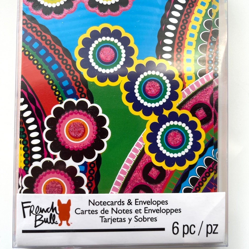 French Bull Colorful Notecards Set - Picture 3 of 3